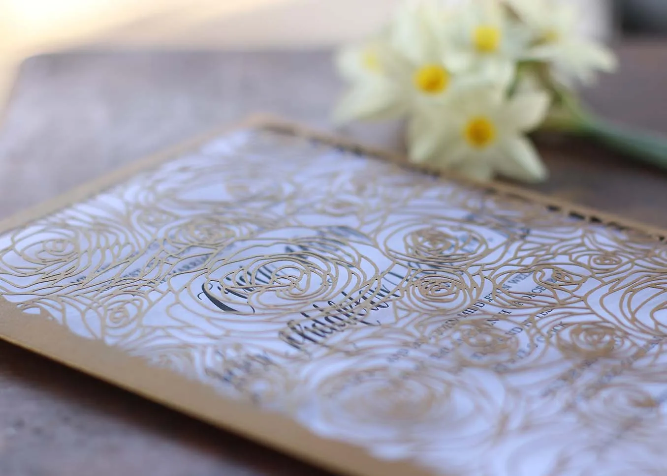 Laser cut sleeve — pattern detail