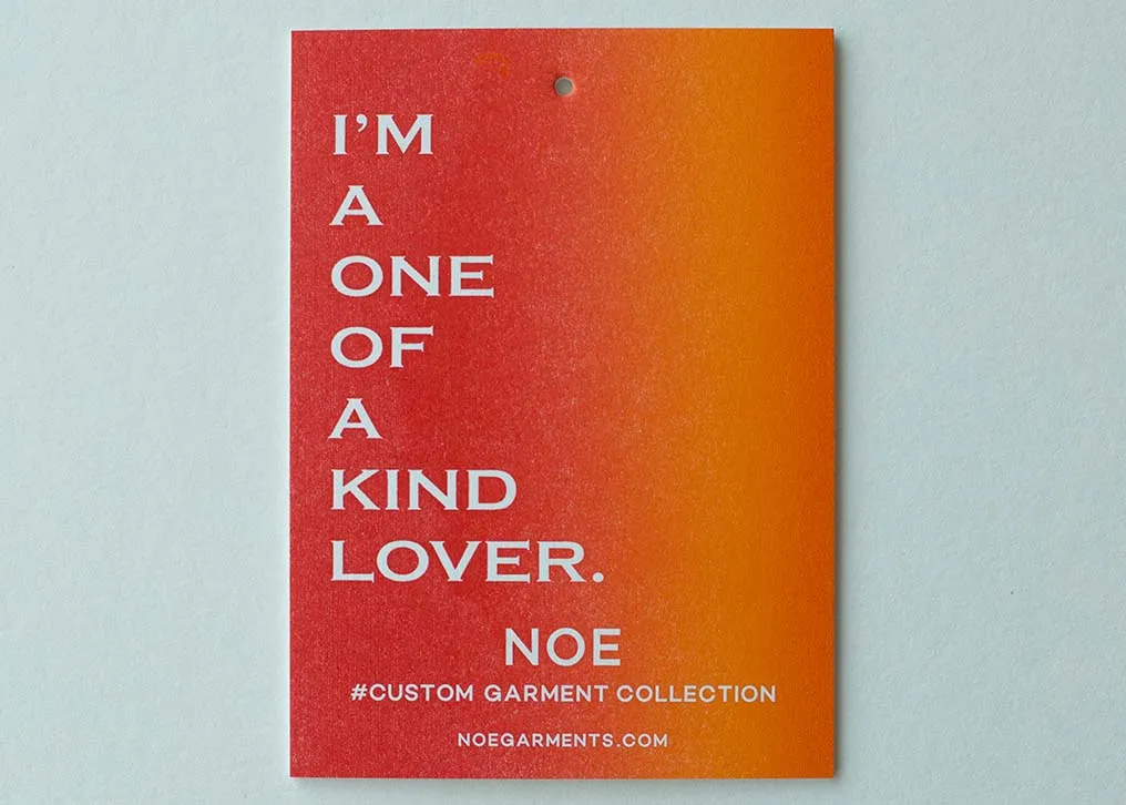 Rainbow roll hang tags — color variation