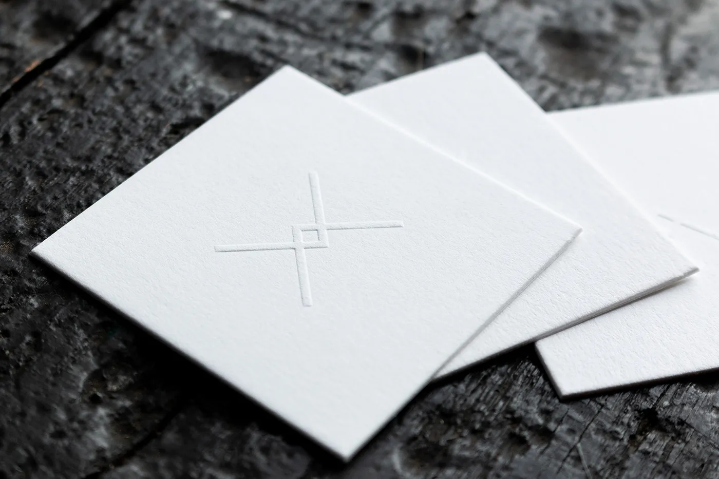 Custom letterpress business cards