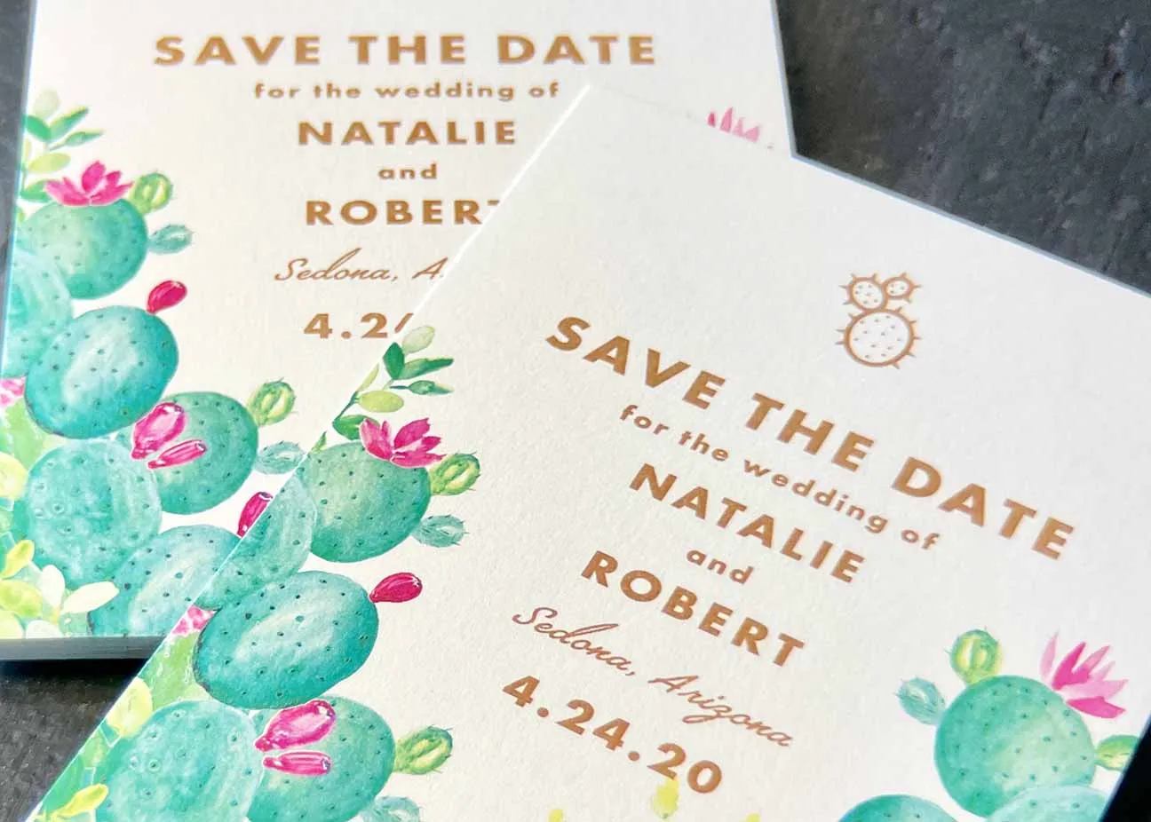 Save the date card